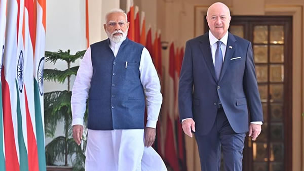 Austria Chancellor Christian Stocker Arrives in India, Marking the First Such Diplomatic Visit in 42 Years