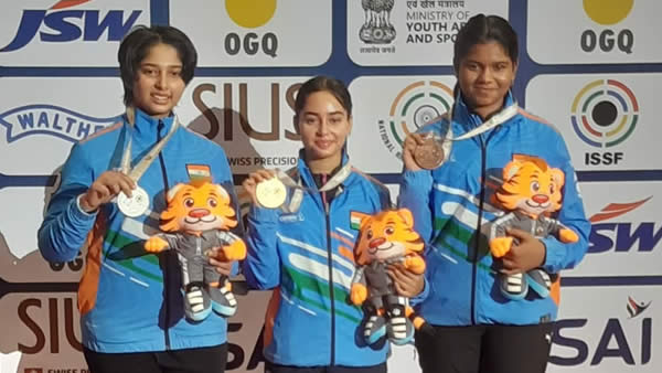 Indian Shooters Dominate the ISSF Junior World Cup in Cairo Securing Top Spot with 16 Medals