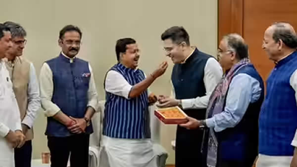 Massive Political Shift as Seven Defected AAP MPs Join BJP in Rajya Sabha