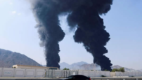 Suspected Iranian Drone Strikes Target UAE Oil Facilities Amid Rising Regional Tensions